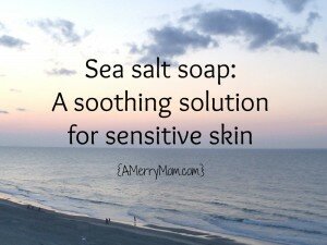 Sea salt soap for sensitive skin