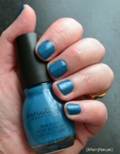 Sinful Colors Ocean Side shade Influenster VoxBox product review - amerrymom.com