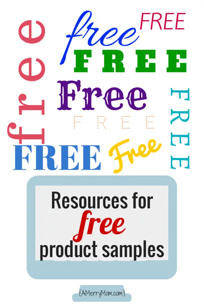 Resources to get free product samples - AMerryMom.com
