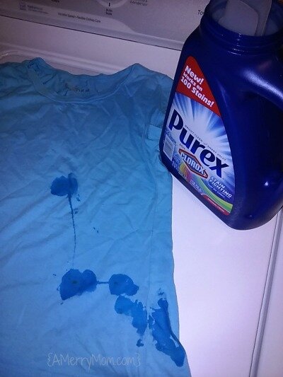 Stain - treated with Purex