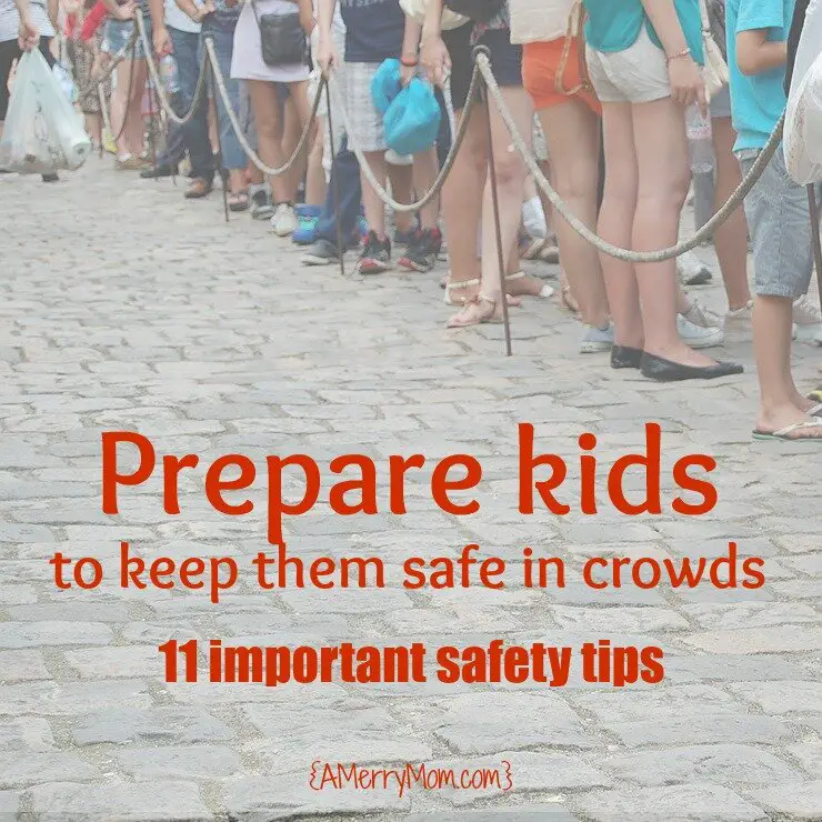 Child safety in crowds: Prepare kids to keep them safe | AMerryMom.com